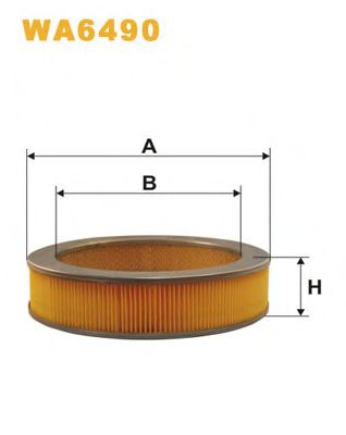 WIX FILTERS wa6490 -  Воздушный фильтр
